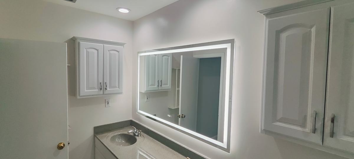 Bathroom project finish detail