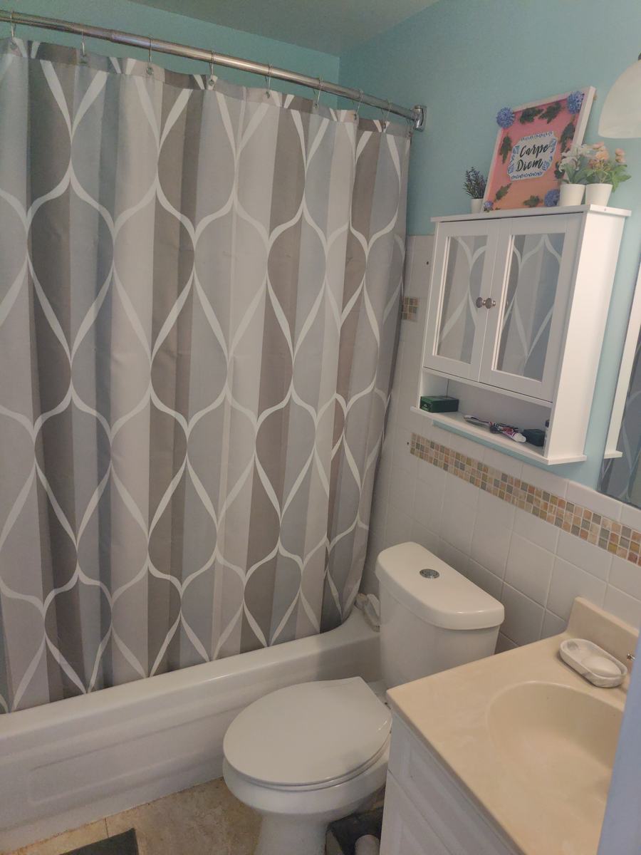 Bathroom project finish detail