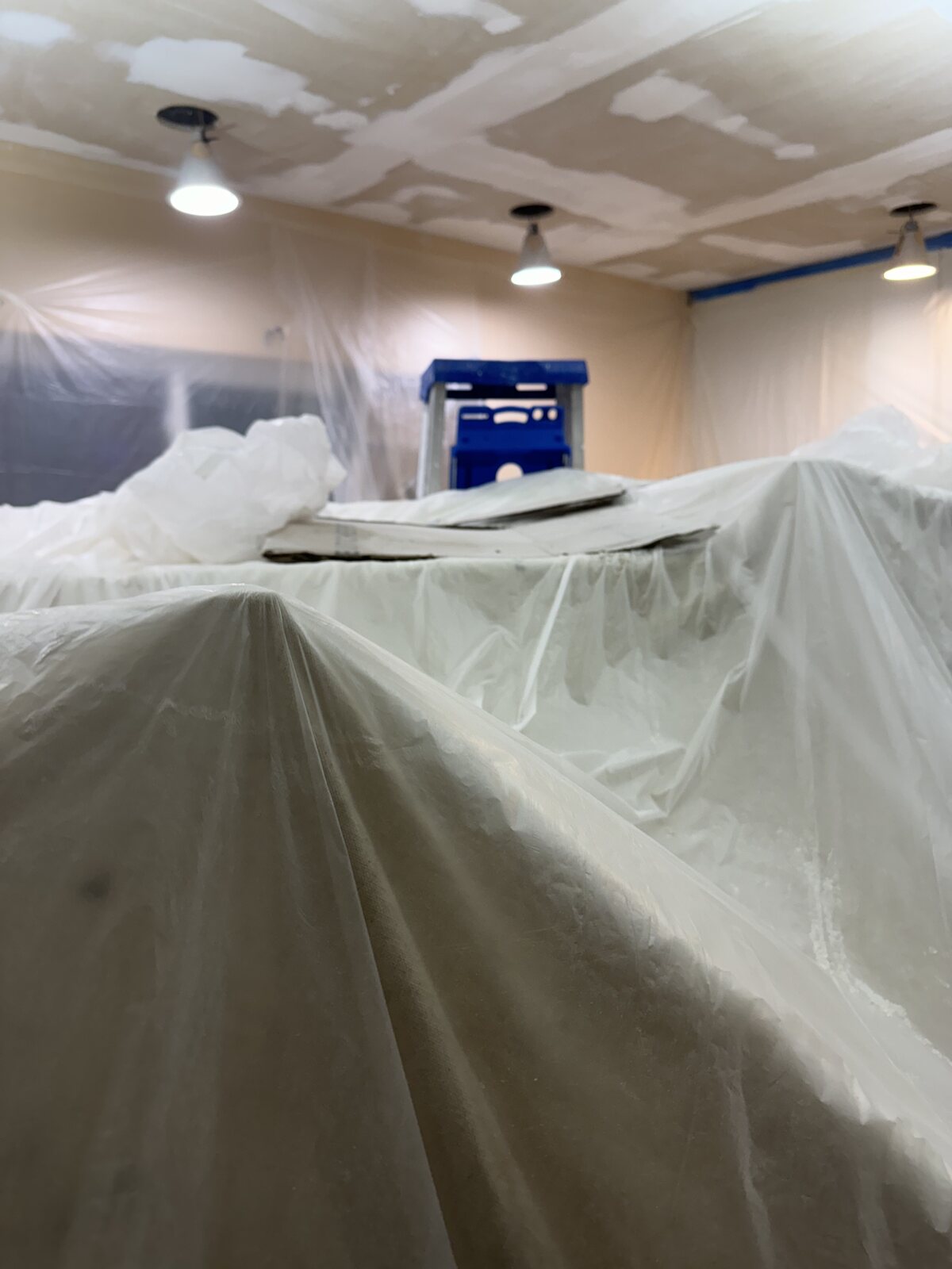 Ceiling and drywall finishing project