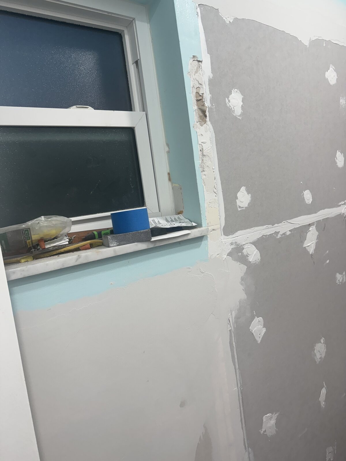 Repair and renovation work in progress