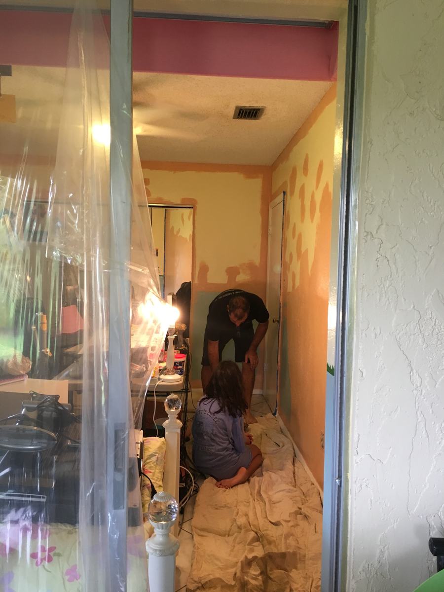 Repair and renovation work in progress